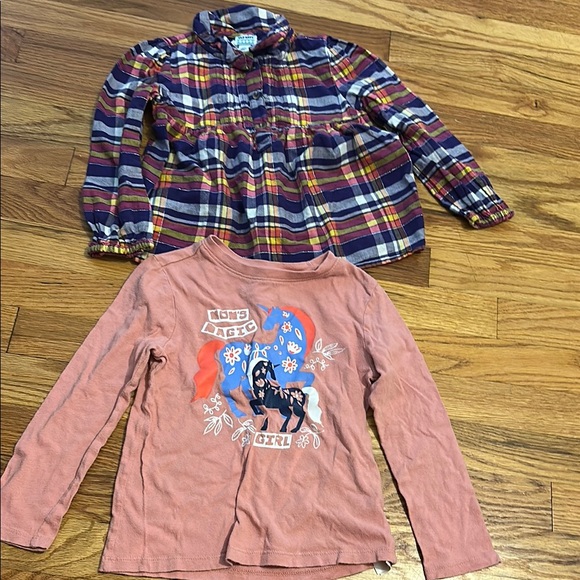 Girls 5T Long Sleeve Shirt Bundle - Picture 1 of 1